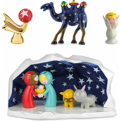 Alessi designové vánoční betlémy Happy Eternity Baby