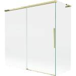 Mexen Rox L душ параван с две врати, плъзгащи се 170 + 80 x 150 см, прозрачен, златист - 8C9L-170-080-50-00 (8C9L-170-080-50-00)