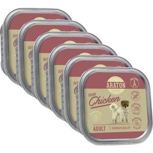 ARATON Dog Adult Chicken тарелка 6 x 150 g