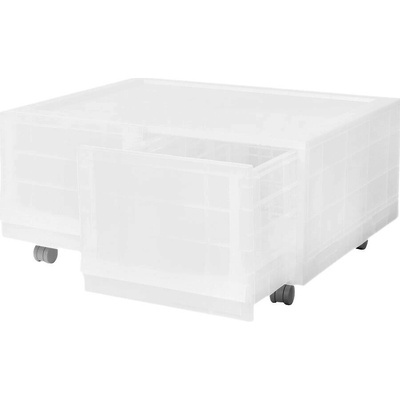 Wave twin Mist Modulárny úložný box s kolieskami 54,6 x 43,4 x 22 cm