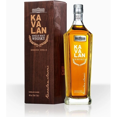 Kavalan Classic Single Malt 40% 0,7 l (kartón)