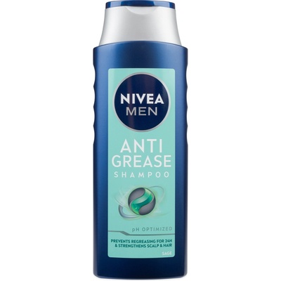 Nivea Men Anti Grease šampon na mastné vlasy 400 ml