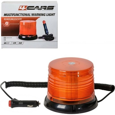 4CARS VIACFUNKČNÉ VÝSTRAŽNÉ SVETLO 12/24V 40 LED