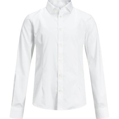 JACK & JONES Риза 'Parma' бяло, размер 176