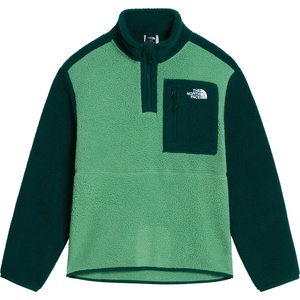 The North Face Детски поларен пуловер The North Face Kid's Teen Yumiori 1/4 Zip Jacket Fleece jumper - Dimmed Algae / Hunter Green (704-6518-0314)