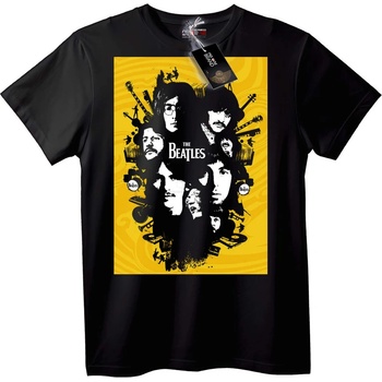NOONEBRAND Тениска The Beatles Група - XS, Black