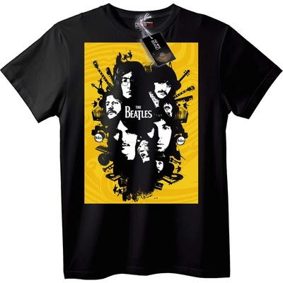NOONEBRAND Тениска The Beatles Група - XS, Black