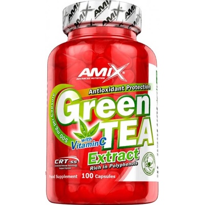 Amix Green TEA Extract with Vitamin C 100 Capsules
