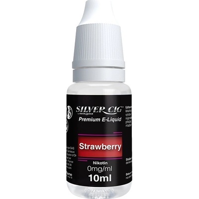 SilverCig 6/B Strawberry 10 ml 0 mg