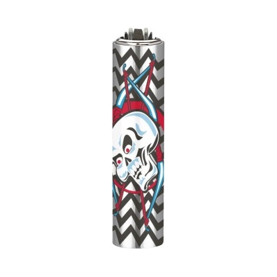 Clipper Metal Cover Skull Guns 3