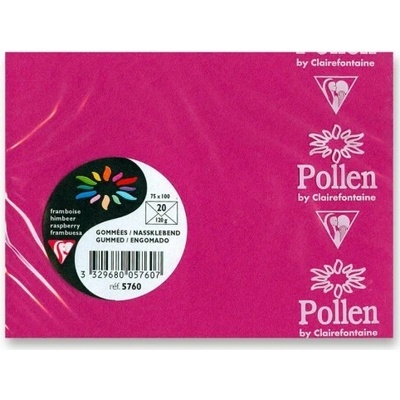 Clairefontaine Barevná obálka 75 x 100 mm - malinová - 1 ks - 1330/1057600