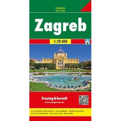 Stadtplan Zagreb. Zagabria