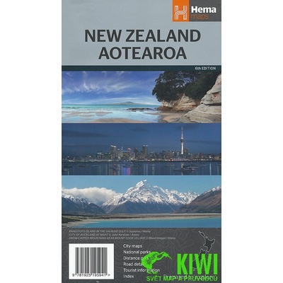 mapa New Zealand 1:1,6 mil. HEMA