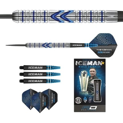 Steel Red Dragon Gerwyn Price Iceman Midnight 23 g