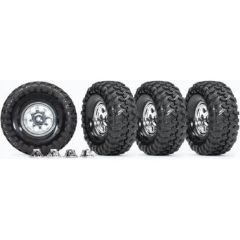 Traxxas колело 1.9", джанта класически хромиран, гуми Canyon Trail (4)