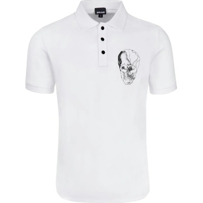 Just Cavalli pánské POLO tričko white