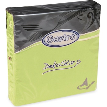Gastro Dekostar 88017 servítky 2V žltozelené 40ks 40x40cm