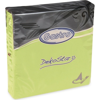 Gastro Dekostar 88017 servítky 2V žltozelené 40ks 40x40cm