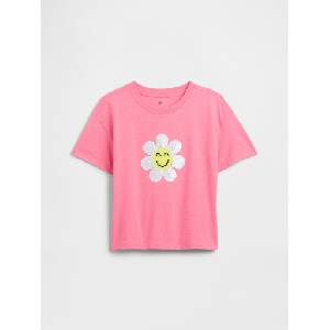 GAP Детска oversize тениска GAP GAP | Mnogotsveten | Момичешки | XS