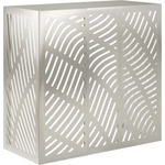 vidaXL Покритие за климатик Сребристо 110 x 50 x 105 см (8014119)