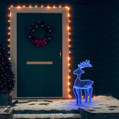 shumee Sob vánoční dekorace s výpletem 306 LED diod 60 x 24 x 89 cm