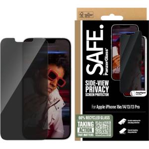 Panzer Стъклен протектор Safe за Apple iPhone 17E, iPhone 16E, 14, 13, 13 Pro, UWF, Privacy