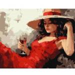 Ideyka Painting by Numbers - The Girl in the Hat