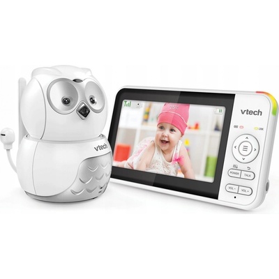 VTech BM5550-OWL dětská video chůvička Sova s displejem 5" a otočnou kamerou