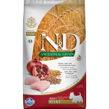 N&D Ancestral Grain Low Grain DOG Adult Mini Chicken & Pomegranate 14 kg