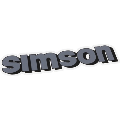 Nálepka nádrže, ŠEDÁ - Simson