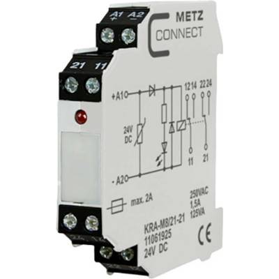 Spojovací modul 24 V/DC (max) 2 přepínací kontakty Metz Connect 11061925 1 ks
