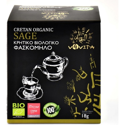 v4vita Bio Krétské bylinky šalvěj 18 g