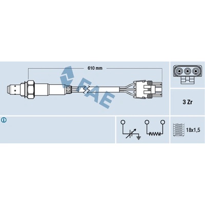 Lambda sonda FAE 77118
