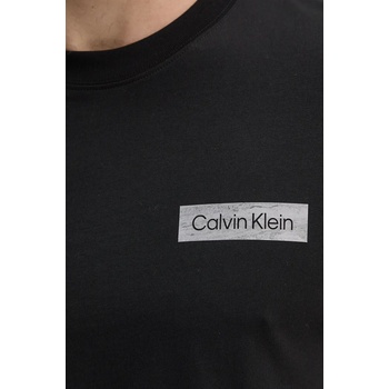 Calvin Klein Памучна тениска Calvin Klein в черно с апликация K10K113594 (K10K113594)