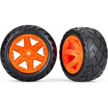 Traxxas колело 2.8", джанта RXT оранжев, гума Anaconda (2WD задни) (2)