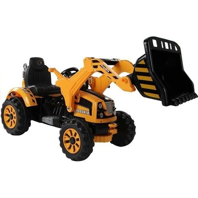 Lean Toys elektrický traktor s naberačkou 2020 žltá