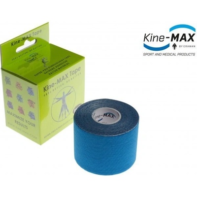 KineMAX Kinesiologický tejp MAX Super Rayon modrý 5 x 5 cm