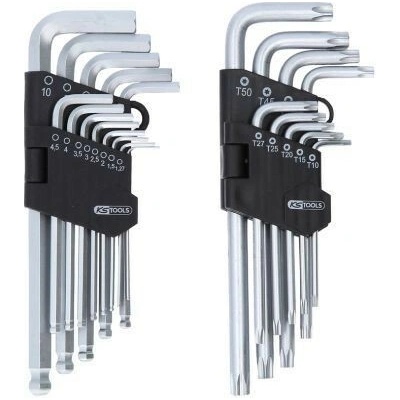Sada uhlových skrutkovačov 151.4000 torx+hex KS TOOLS