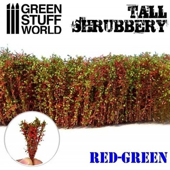 Dekorace Green Stuff World Tall Shrubbery: Red Green