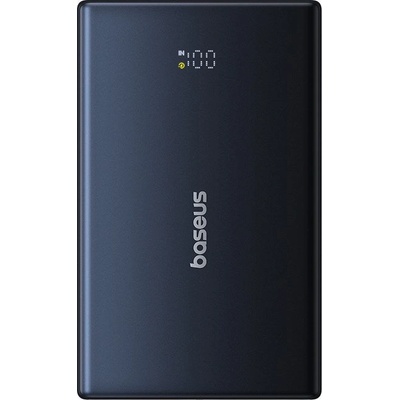 Външна батерия с 1xUSB-A и 2xUSB-C изходи с технология за бързо зареждане - Baseus PicoGo Digital Display Power Bank 20W 10000 mAh (черен) (P10076801123-00)