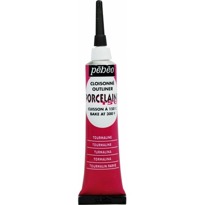 Pébéo Kontúrovacia farba na porcelán 150 20 ml 03 Tourmaline Red