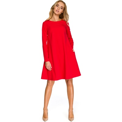 Stylove dámske šaty S137 červená