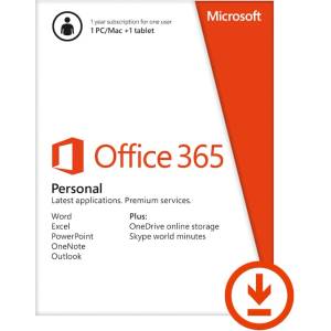 Microsoft 365 Personal FY25H2 абонамент, един потребител, облачни приложения, Office приложения, електронен лиценз (FY25H2)