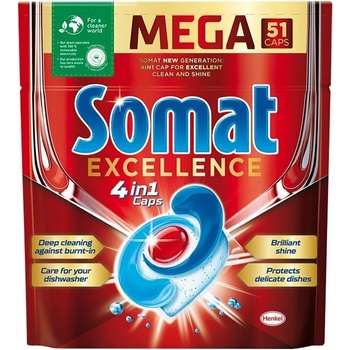 Somat Excellence kapsuly do umývačky riadu 51 ks