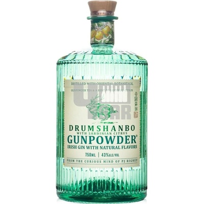 Drumshanbo Gunpowder Sardinian Citrus Irish Gin 43% 0,7 l (holá láhev)