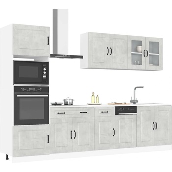 vidaXL Комплект кухненски шкафове от 7 части Kalmar, инженерно дърво (3314735)