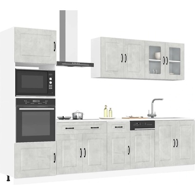 vidaXL Комплект кухненски шкафове от 7 части Kalmar, инженерно дърво (3314735)