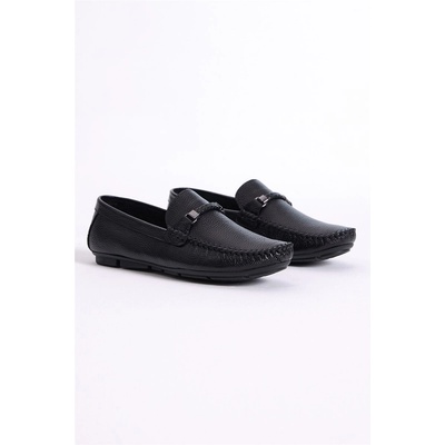 Tonny Black Мъжки лоуфъри от естествена кожа - Черни #401237 (401237_Черно)