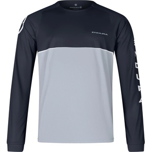 Endura Мъжка фланелка с дълъг ръкав за колоездене Endura Core Printed L/S Tee Cycling jersey - Black - размер XXL (056-3531-0115)