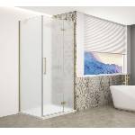 SAPHO Trinity - Душ кабина 80x90 см, дясна, матирано стъкло/златисто GT5690-80MR-G (GT5690-80MR-G)